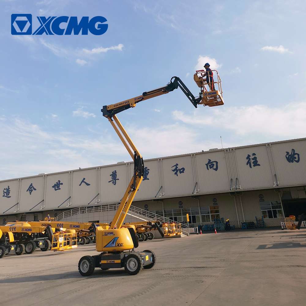 XCMG 16m small boom lift XGA16AC electric articulated boom lift platform price